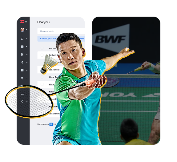 Badminton ticketing CRM software