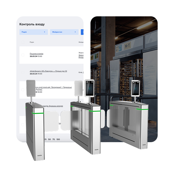 TicketCRM entry control system