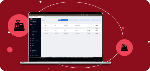 Integration with cash registers
