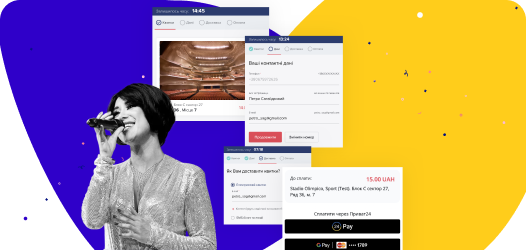 A variety of payment methods